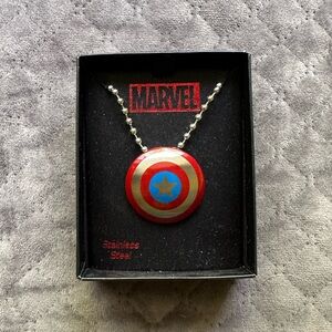 Captain America Shield Necklace